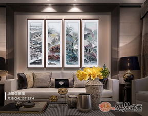  四月花开,细数清新的书房挂画