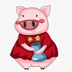  卡通小猪猪卡通动物可爱动物图片素材其他格式下载动漫人物大全