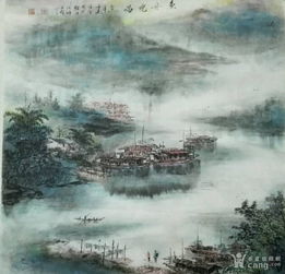  天来堂实力派画家周顺生副院长豫州晚唱四尺斗方6969