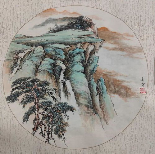  山水妙理赋韵生机观著名画家许灵电作品有感