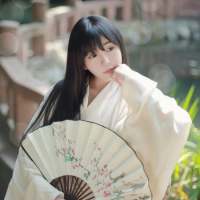  森系唯美古风女生头像最新版是谁把光阴剪成了烟花