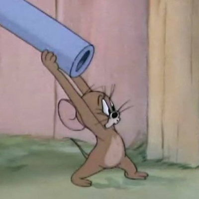  猫和老鼠可爱搞笑卡通情侣头像