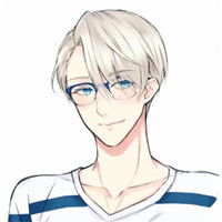 卡通眼镜男孩头像
