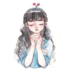  可爱女生动漫卡通闺蜜头像一人一张动漫闺头