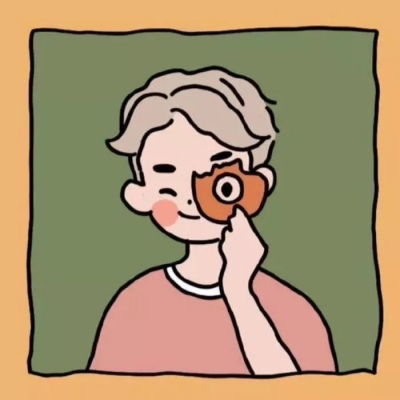  微信新款卡通情侣头像