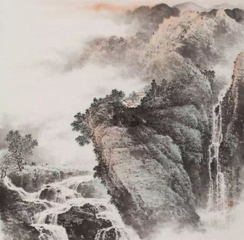  品读佘玉奇的山水风光无限好