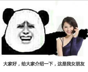  大家好,给大家介绍一下,这是我女朋友斗图啦表情包