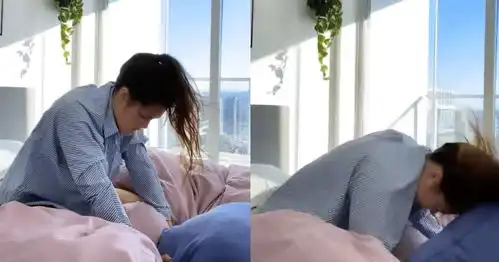  钟丽缇女儿对镜头发泄情绪砸枕头表情难过,上个月还曾抱头痛哭