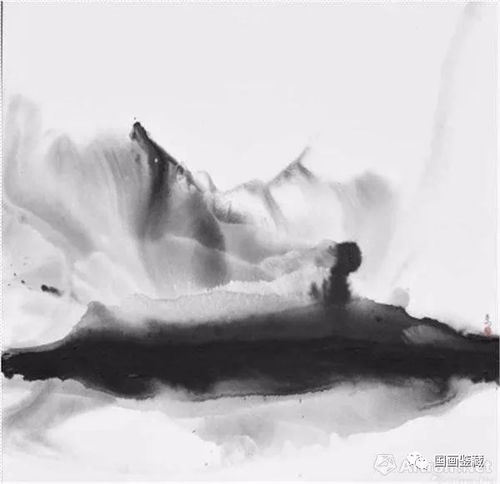  当代山水画构图形式,国画技法之山水画构图技法实例解析