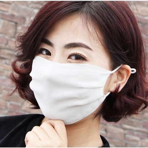  桑蚕丝口罩春夏季薄款透气防紫外线面纱真丝加大防晒女款口罩蕾丝