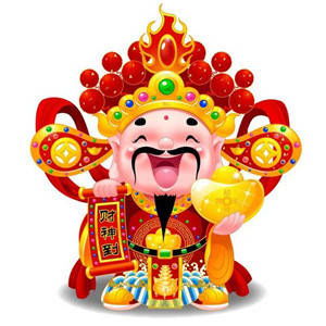  财神爷微信头像高清图片2020男人最招财的卡通微信头像