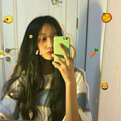  可爱女生头像真人,水清不似你目澈的妹子