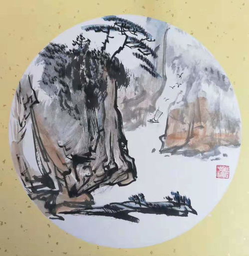 著名画家的精彩国画配上哲理诗,美得无可言表