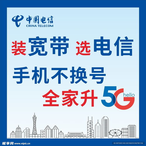  中国电信海报设计图
