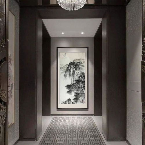  选择挂画那么有讲究,那什么样的地方可以挂山水画