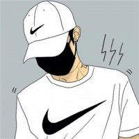 口罩头像男卡通图片头像