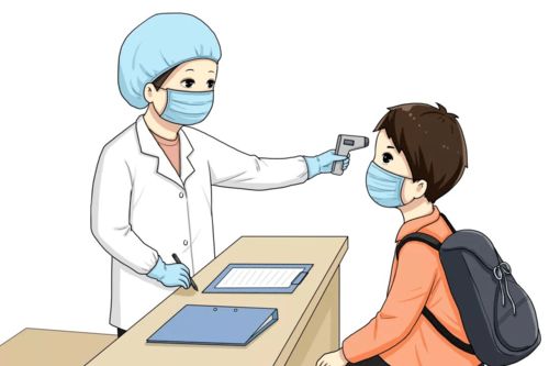 口罩头像简笔画社交距离