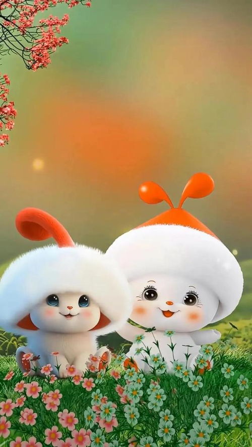  2023新年吉祥兔子壁纸,很火的红色好运可爱图片大全