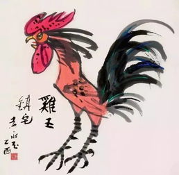  艺术家画的鸡丨鸡年的你这个当头像帅爆了