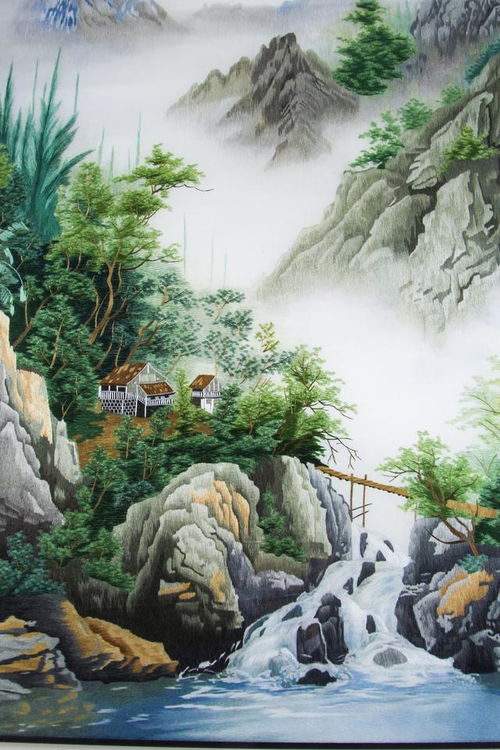  玄关挂对画,家庭旺三代,家有3种山水寓意好,还能旺宅