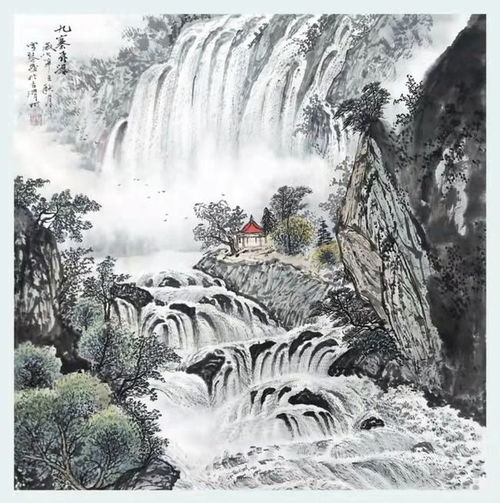  刘雪琴国画山水请赏析