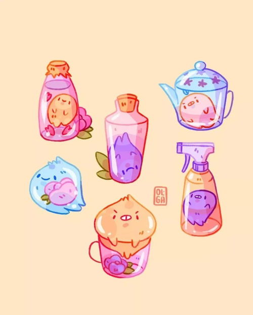  没有哪个女生能顶得住这一组猫猫插画漂亮