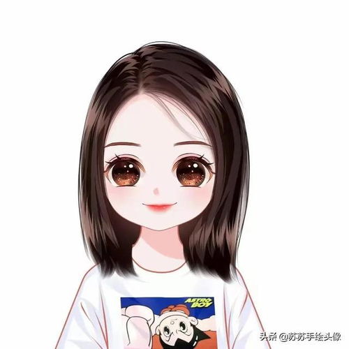  换个头像吧,聪明可爱的卡通女生头像,满满的少女感