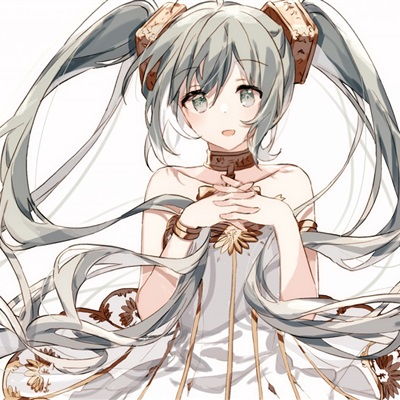  唯美公主殿下初音未来高清头像图片