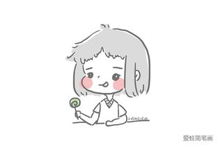  再见了2018人物表情简笔画