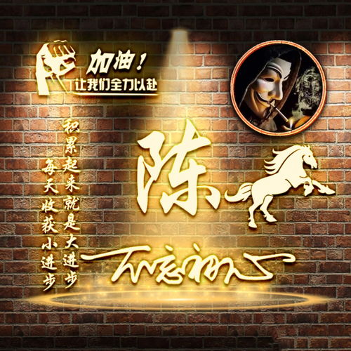  四十多张3d立体签名微信姓氏头像已做好,高端大气,请查收带走
