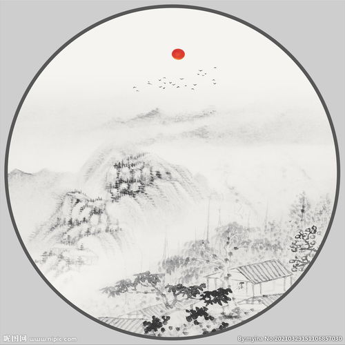  山水画图片