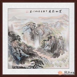  如何选茶室挂画,推荐你挂名家手绘山水画