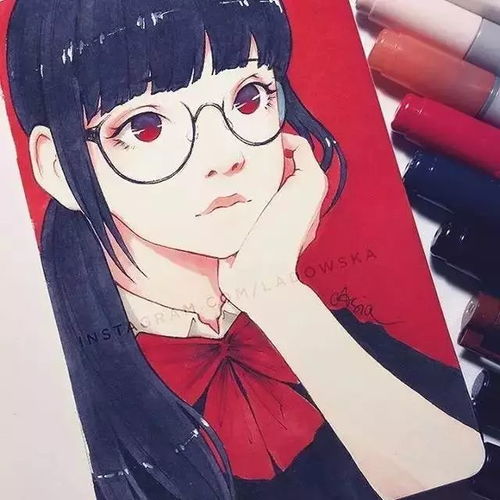  90后美女的二次元漫画如同夏天的清风冬日的暖炉