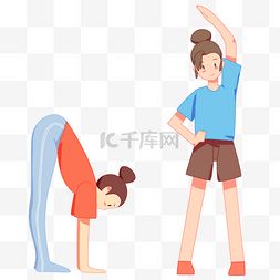  卡通人物健身图片卡通人物健身图片素材免费下载千库网