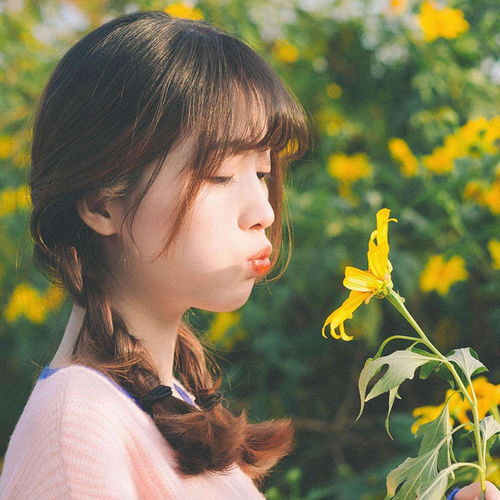 美颜如花唯美微信头像图片扣扣居