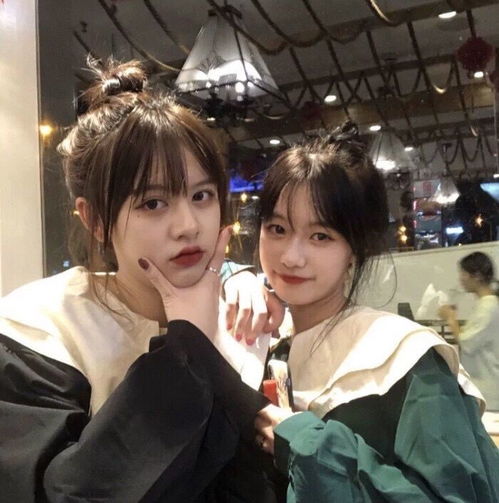  真人闺蜜头像你拍一,我拍一,我们的友谊天下第一