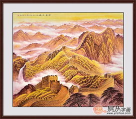  玄关装饰画,一幅山水画装点进门好风水