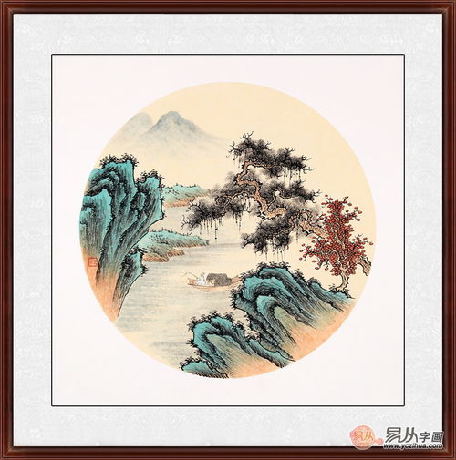  家里走廊放什么画一幅山水画让走廊墙活起来