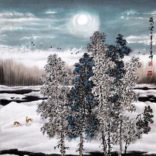 国画头像微信头像冰雪