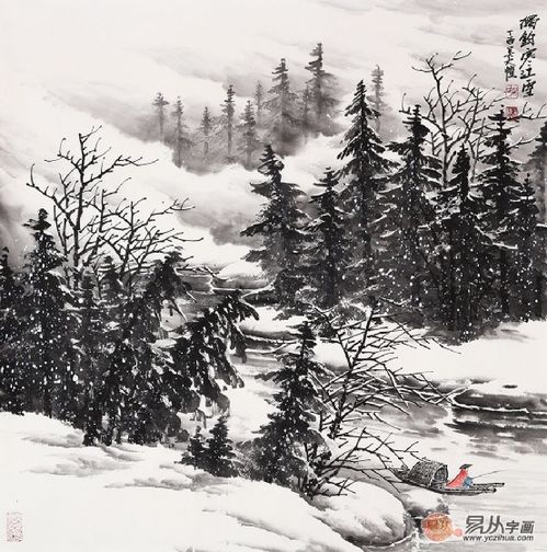  吴大恺山水画真迹尽在易从网,空谷有声,万物有应