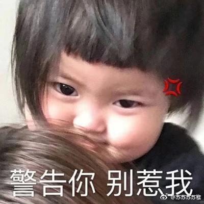  生气时使用的罗熙表情包警告你,别惹我