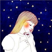  二次元卡通呆萌女生头像,妹子心,少女的萌