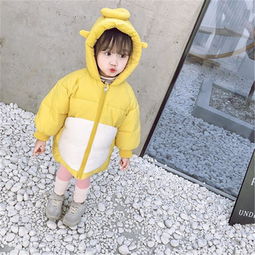  雯晨服饰会动的小翅膀棉服女童2018新款羽绒棉衣男抖音女宝宝棉袄冬季洋气蜜芽