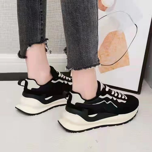  高级感老爹鞋女韩版春季新款ins潮小众百搭厚底运动休闲鞋