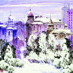  冰天雪地入画来