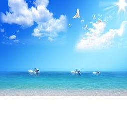  美轮美幻海边风景头像1