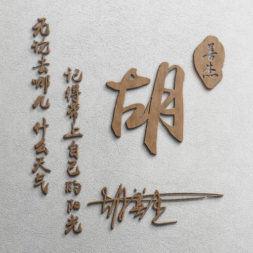  微信头像多久没换了,霸气风范3d姓氏头像送给你,喜欢的请带走