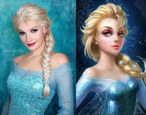  女明星cos冰雪女王有人美如画有人辣眼睛,还原最高竟然是她