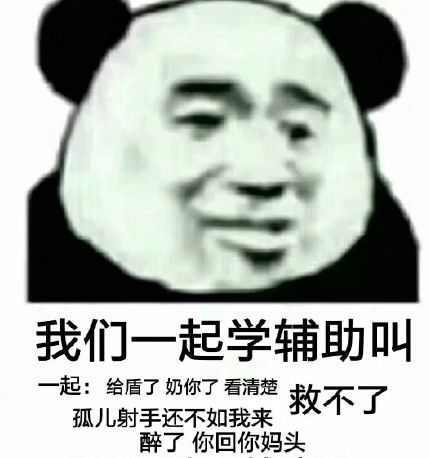  王者荣耀玩家排位自闭了排位熊猫头沙雕表情包
