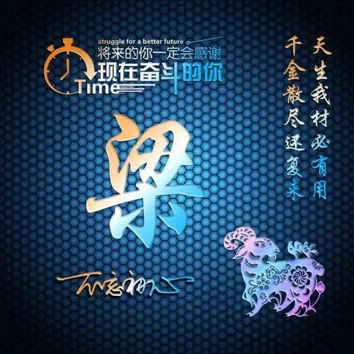  微信姓氏头像,12生肖简约励志,天生我材必有用